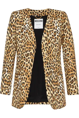 Moschino Leopard-print blazer