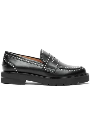 Stuart Weitzman Parker Lift Mini Pearl loeafers