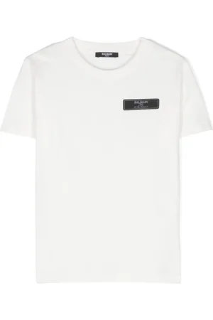 Balmain Logo-patch T-shirt