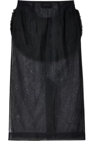 Simone Rocha Semi-sheer pencil skirt
