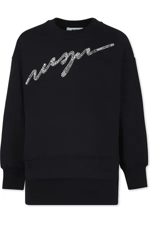 Msgm Logo-appliqu?? crystal-embellished dress