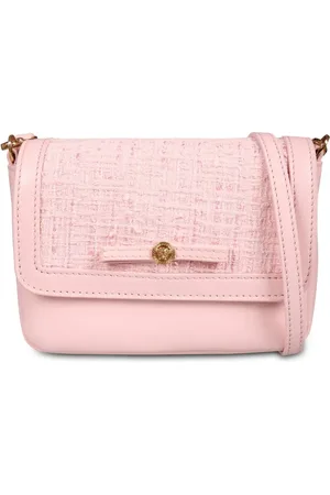 VERSACE Gianni Ribbon tweed shoulder bag