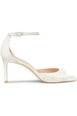 Stuart Weitzman 75mm Bliss Pearls sandals