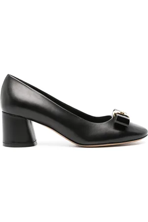 Casadei 50mm logo-plaque pumps
