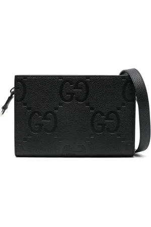 Gucci Jumbo GG leather shoulder bag