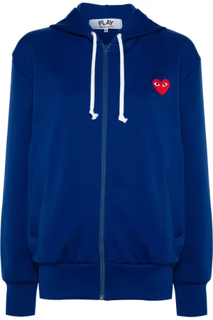 Comme des Garçons Heart-patch hoodie