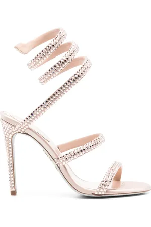 RENE CAOVILLA Cleo 105mm rhinestone-embellished sandals