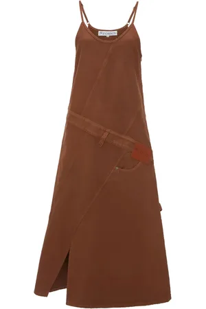 J.W.Anderson Logo-appliqué midi dress