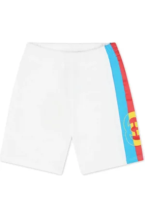 Gucci Web-detail cotton jersey shorts