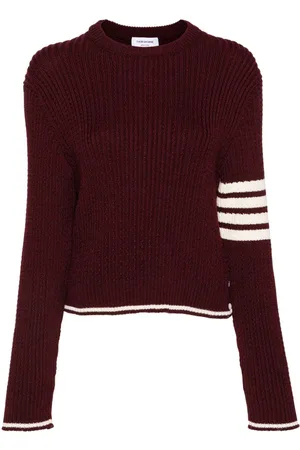 Thom Browne 4-Bar cable-knit jumper