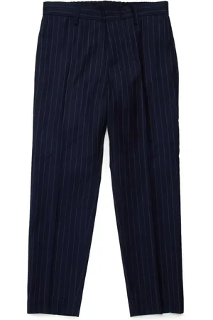 Nº21 Pinstripe straight-leg tailored trousers