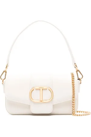 Twin-Set Small Amie leather tote bag