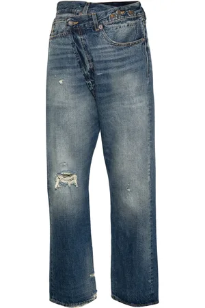 R13 Crossover distressed skinny jeans