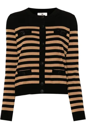 Elisabetta Franchi Striped wool cardigan