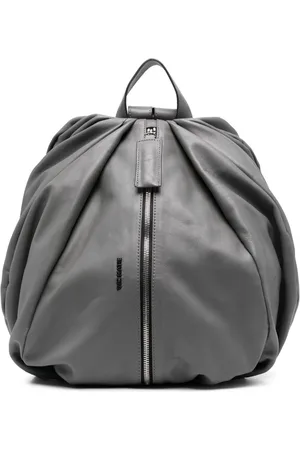 vic matiè Demetra pleated leather backpack