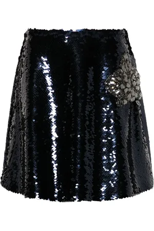 GENNY Sequinned mini skirt
