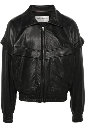 Saint Laurent Leather bomber jacket
