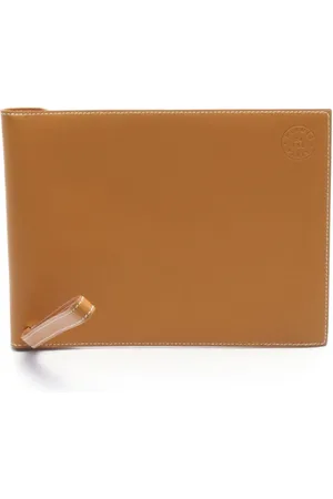 Hermès 2003 logo-stamp clutch bag