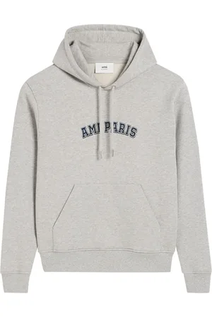Ami Logo-print cotton hoodie
