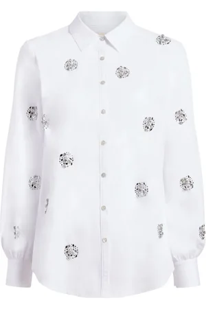 Cinq A Sept Tianna crystal dot top