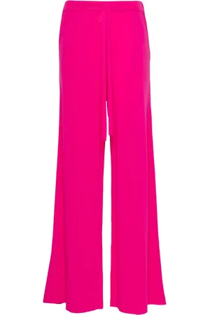 P.A.R.O.S.H. Ribbed-knit wide-leg trousers