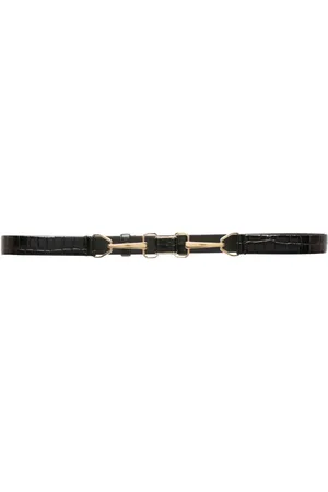 Maje Horsebit-buckle leather belt