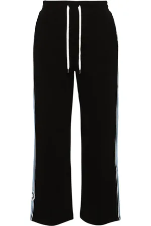 Maje Striped wide-leg track pants