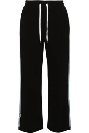 Maje Striped wide-leg track pants