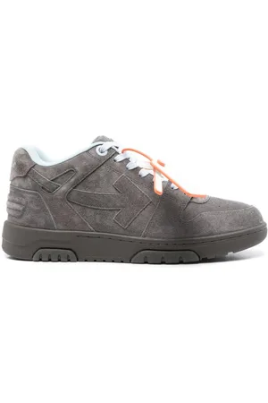 OFF-WHITE Out Of Office suede sneakers