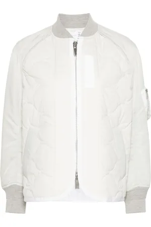 SACAI Quilted padded bomber jacket