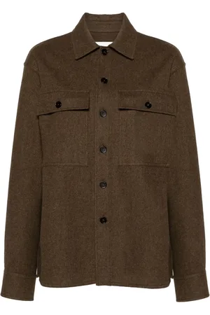 Jil Sander + felted wool overshirt
