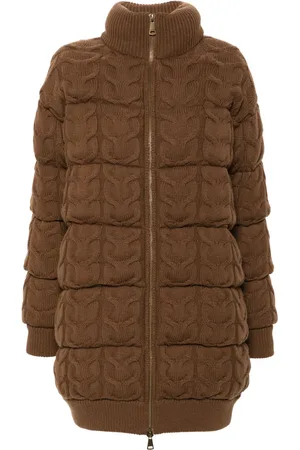 Max Mara Chunky-knit padded coat
