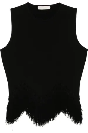 ULLA JOHNSON Koa fringed top