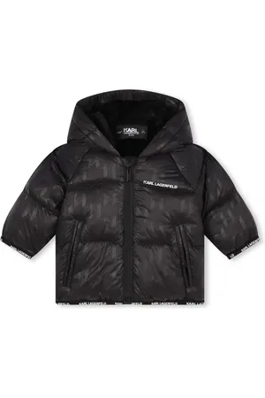 Karl Lagerfeld Logo print puffer jacket