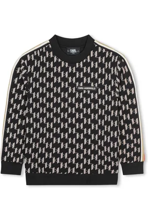Karl Lagerfeld Monogram-print jersey sweatshirt