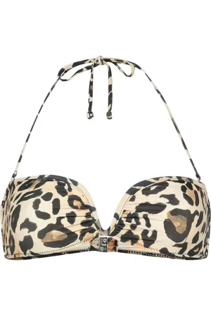 Nanushka Leopard-print bikini top
