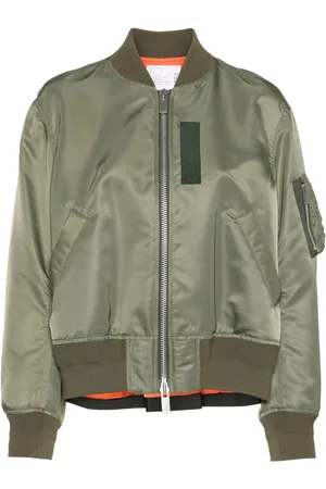 SACAI Zip-up bomber jacket
