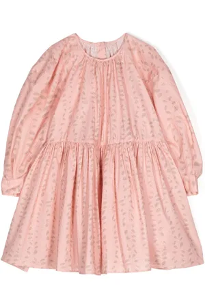 JNBY by JNBY Leaf-print cotton dress