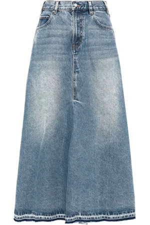 JNBY A-shaped denim skirt