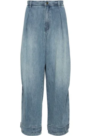 CROQUIS Mid-rise tapered jeans