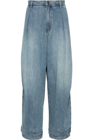 CROQUIS Mid-rise tapered jeans