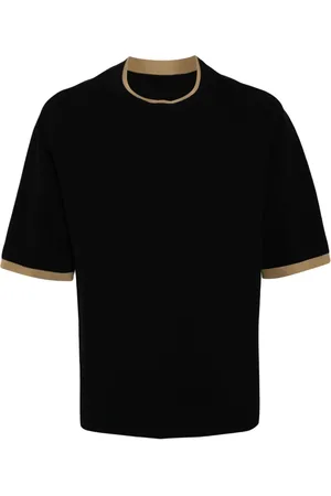 CROQUIS Contrast-trim cotton T-shirt