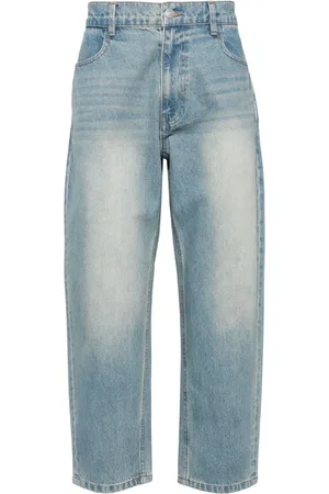 CROQUIS Straight-leg cropped jeans
