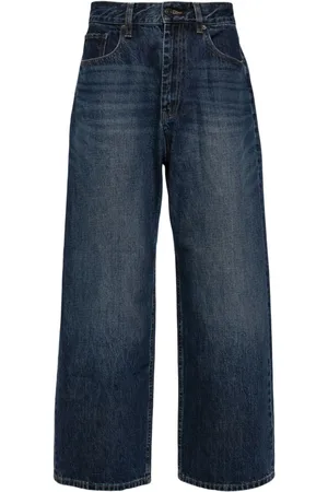 CROQUIS Mid-rise straight-leg jeans