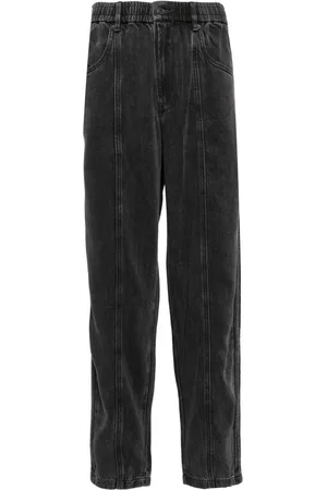 CROQUIS Mid-rise tapered jeans