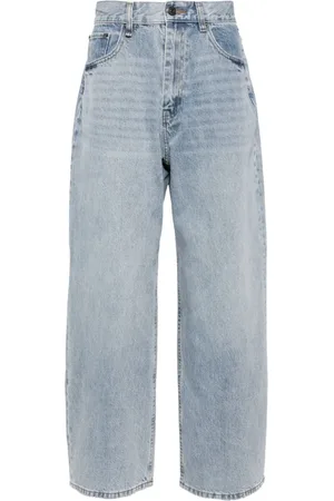 CROQUIS Mid-rise straight-leg jeans