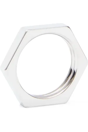 Maison Margiela Geometric brushed ring