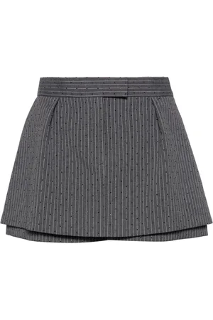 Maje Layered embellished skort