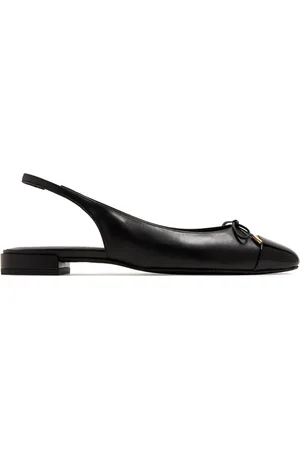 Stuart Weitzman Sleek slingback ballet flats