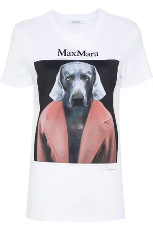 Max Mara Cipria dog-print T-shirt